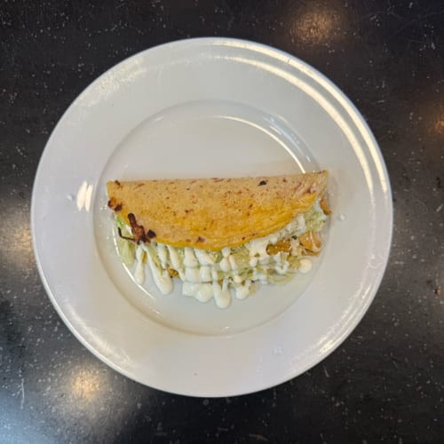Corn Quesadilla.