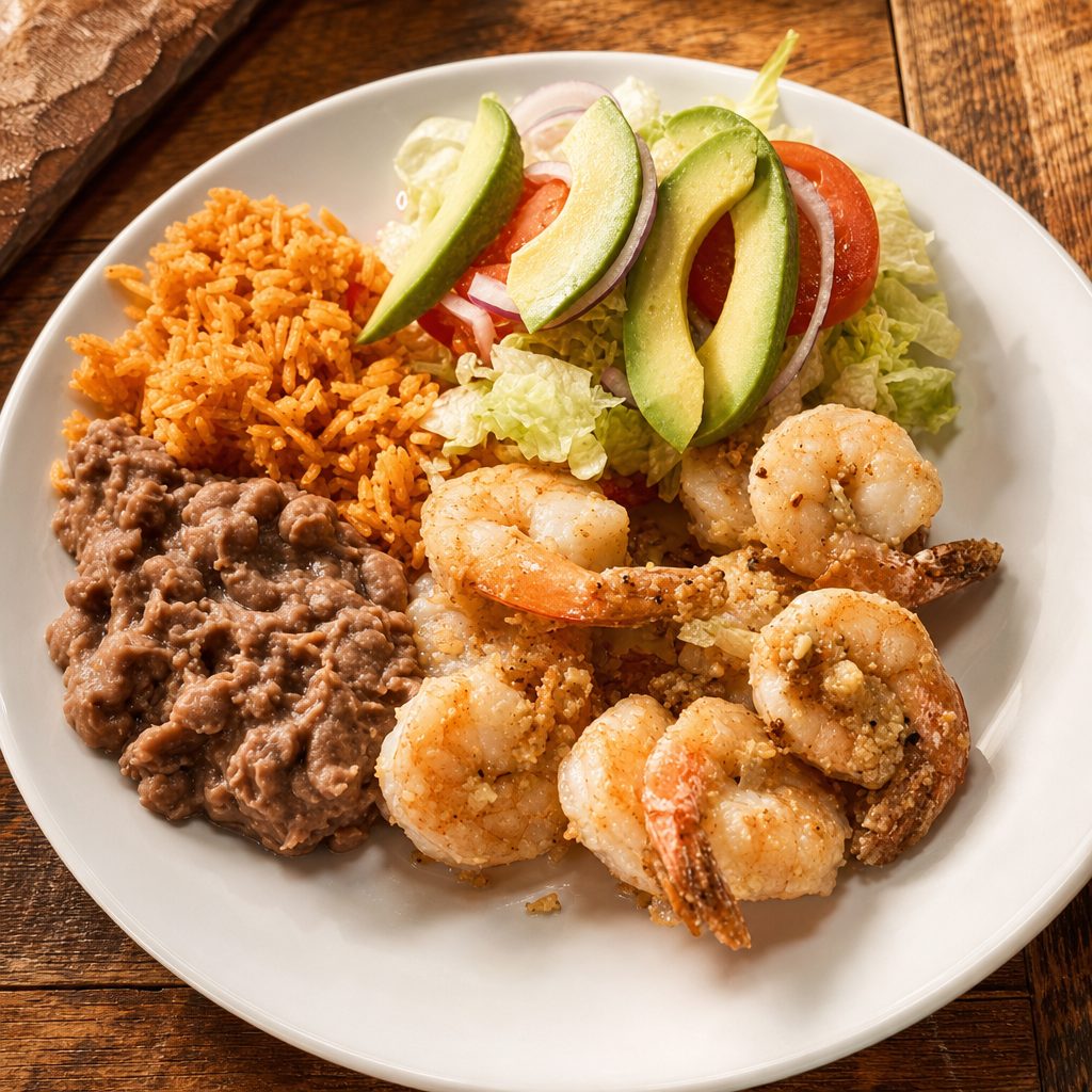 Camarones Al Mojo De Ajo.